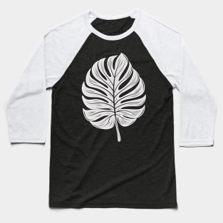 Cool monstera leaf, plant motif Baseball T-Shirt